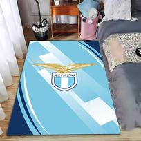 S.S. Lazio Logo Design Blue Carpet with Gradient Patterns for Home  Suitable for use as an anti-slip for living room bedroom sofas 40x60cm( 15x23in )