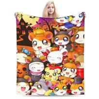 Šilta pledasMerginos Berniukai Kelionės Mielas Hamtaro Mesti pledas Flanelinė lovatiesė Sofai Kėdei Juokingas miegamoji sofa dangtis 75X95CM