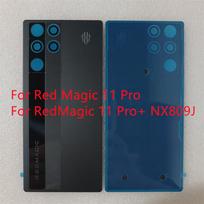 ZTE Nubia Red Magic 11 Pro Baterijos Galinis Dangtelis Galinis Stiklo Skydelis RedMagic 11 Pro NX809J Korpusas Pakeisti juoda
