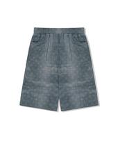 Escape From Blue Star Denim Full Print Bermuda Pants M