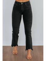 2025 Summer High Waist Slimming Casual Denim Cropped Pants L juoda