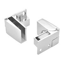 Automatinis padėties nustatymo mechanizmas Stiklinės durys Vyris Cinko lydinio vyris sidabras