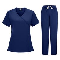 Unisex Surgical Scrub Suit Set - Operating Room Hospital Gown and Washable Hand Gown Extra Extra Large