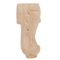 Wood Carving Solid Table Feet European Carved Sofa Cabinet Accessories for Guesthouse