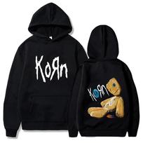 Korn Music Concert Rock Band World Tour Hoodie Personalized Street Versatile 2025 Autumn/Winter Fashion Coat S