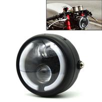 Szmsmy 6.5  Universalus Retro Motociklo LED Halo Žibintas Cafe Racer Vintažinis Motociklo LED Žibintas Dviračio Priekinis Žibintas