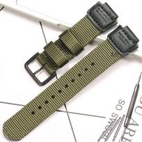 Watchband for Casio G-Shock GA100/110/120/150/200/400 GD-100/110/120 DW-5600 GW-6900 Bracelet 16mm Nylon Strap 16mm