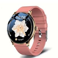 LXASFIT New Smart Watch Heart Rate Sleep Health Monitor Bluetooth Talk Ladies Sport Smart Watch for Android IOS rožinė