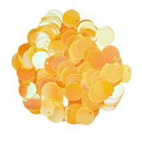 DIY Plastic Sequins Mm Plastic Sequins Usage Vibrant S geltona