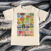 Vintage Sardine Cans TShirt Retro Tinned Fish Graphic Tee Shirt Full Size S3XL Unisex T-Shirt XXXXL