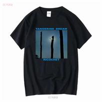 Retas Tangerine Dream Ricochet Juodas Visų Dydžių Marškinėliai Vintažiniai Skalbti Unisex Gatvės Apranga Patogūs Vyriški Laisvalaikio Tampri - M... S įvairiaspalvis
