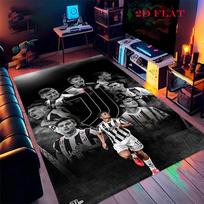 Juventus FC Carpet Rug for Living Room Bedroom Home Sofa Decoration,Kids play Nonslip Floor Mat 40x60cm( 15x23in )
