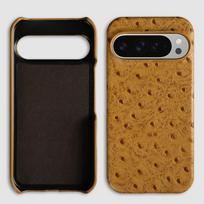 Ostrich Genuine Leather Case for Google Pixel 9 Pro 8Pro 7A 6Pro 6A A 9ProXL  Cowhide Back Cover Coque Protective Shell Genuine Leather&Google Pixel 6a