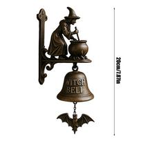 Shopkeepers Bell Witch Dachshund Interesting Doorbell Hangable Manual Ring Decorative Bell For Opening Home Porch Housewarmings
