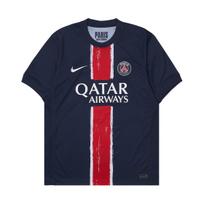 Nike Paris Saint-Germain 2024/25 Stadiono Namų Replica Marškinėliai Vidurnakčio Mėlynumo/Balti Unisex Streetwear FN8795-411 S