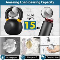 A96K-2PCS Suction Cup Hooks For Shower, Wall Suction Cup Hooks No-Drill Hooks For Bathrooms Wall, Glass Door, Mirror