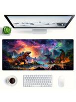 Large Dinosaur Gaming Mouse Pad x NonSlip Cooling Desk Mat for Office and Gamer Stylish Durable Keyboard Pad accessories 800X300X2MM