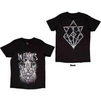 In Flames Unisex T-Shirt: Buried in Time (Back Print) (Medium) XL