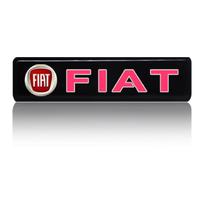 Automobilio dekoratyvinis žibintas LED priekinės grotelių emblema Ženklelio dekoras FIAT Abarth 500 Panda Bravo Punto Tipo Linea Ducato Freemont FIAT  juoda