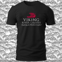New viking river cruises Logo Men's Funny T Shirt   MADE IN USA Unisex T-Shirt M