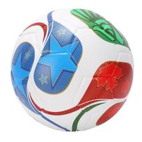 Futbolo kamuolys Dydis 5 PU Atsparus dėvėjimuisi Sutirštintas Vandeniui atsparus Futbolo kamuolys Standartiniam 11 žaidėjų žaidimui blue