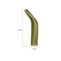 50Pcs/Lot Carp Fishing Hook Sleeve Hair Rig Line Aligner Sleeves Soft Anti Tangle Fishing Tackle Ali L
