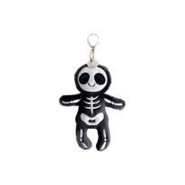 JELLYCAT Halloween Series Skeleton Bob Bag Charm Cute Doll Plush Pendant 20cm Height Box Not Included black