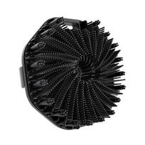 Silicone Shower Brush with Handle Exfoliating Body Scrubber Back Massage Brush (Wall Mountable) 1pcs juoda