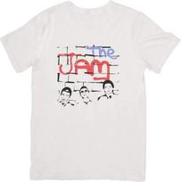 The Jam Muzika Tinka Vyrams ir Moterims Kokybiški Medvilniniai Marškinėliai Balti. 3XL