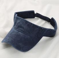 Unisex Korean Style Outdoor Washed Denim Baseball Cap with Sunshade One Size tamsiai mėlyna spalva