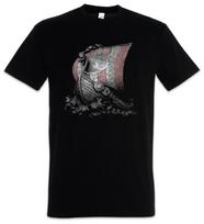 Viking Ship I Men's T-Shirt Vikings Ship Vikings Longboat Asgard Dragon Boat 4XL