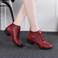 Sneakers Dance Shoes for Women Comfortable Modern Jazz Dancing Shoes Girls Ladies Outdoor Genuine Leather Sports Shoes 34