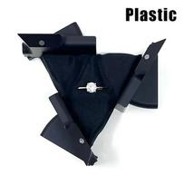 Kinetic Energy Ring Box Rotating Mechanical Deformation Jewelry Storage Display Box Creative Proposal Cube Boxes Plastic