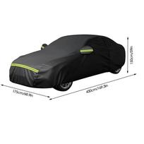 Uždangalas automobiliui Juodas Lauko Automobilių Uždangalai Automobilių Apsauga nuo Dulkių Uždangalai Išoriniai Uždangalai Automobilių Apsauginiai Uždangalai Transporto Priemonių Uždangalai Visoms Oro Sąlygoms