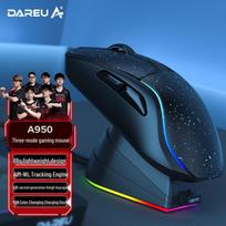 Dareu A950 Tri-Mode Lightweight Gaming Mouse with RGB and Charging Dock