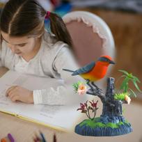 Electric Birds with Penholder Operated Room Ornament A