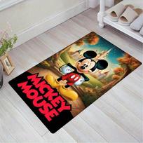1pc Disney Mickey Mouse and Minnie (49)01 Pattern Carpet Area Rug Non slip Carpet Hand Washable Floor Mat Suitable For Living Room Bedroom Home Decor 60cm by 90cm