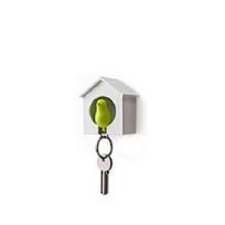 Bird House Shape Bird Key Holder Mini Anti-lost Key Holder Creative Keys Storage Box  Home žalia