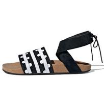 Adidas Originals Adilette Ankle Wrap 'Black White' Women's EF5630 38 black