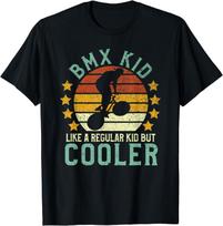 BMX Kid  Funny BMX Trick Freestyle Bike Rider Gift TShirt  Graphic T Shirts Tops T Shirts for Men Streetwear Camisas S