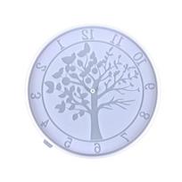 Clock Silicone Resin Mould Alarm Clock Mold for Resin Casting Clock Silicone Mould DIY Clock Epoxy Craft for Home Office 1 gryna