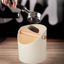 Coffee Knock Box Espresso Grounds Space Saving Shock Absorbent Small Trash Can Storage