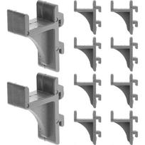 10pcs Freezer Shelf Clip Refrigerator Freezer Plastic Shelf Support Clips Freezer Shelf Clamp