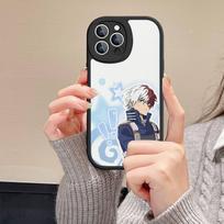 Mano Herojų Akademija Katsuki Bakugo Mano Herojus IPhone 16 16E 15 14 13 12 11 Pro Max Plus Odinis Galinis Telefono Dangtelis iphone X white