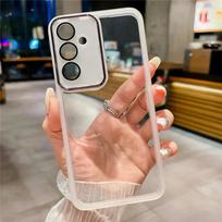 Camera Protector Lens Film Phone Cases For Samsung S25 S 25 S25FE FE Plus S25Plus Edge Ultra Transparent TPU Silicone Back Cover Galaxy S25 Edge