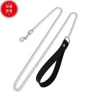 Eco-friendly PU Piggott Wind Leash Dog Chain Dog Rope Pet Leash Can Be Twisted Anti-lost White Chain Rope