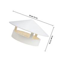 Premium Roof Vent Rain Cover Chimney Protector Cover for Home Garden Fireplace Smoke Tube Ducting Ventilation Rainproof balta