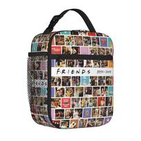 Friends The TV Series Insulated Lunch Tote Bag for Office American tv Show Rachel Portable Cooler Thermal Large Size Food Bag One Size