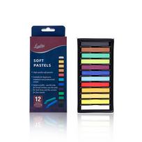 Xinbowen Water-Soluble Colored Chalk Sticks: 12/24/48 Soft, Vibrant, and Pigmented Colors for Painting.