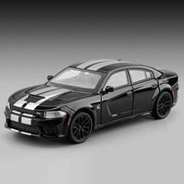 1:32 Dodge Charger Srt Super Sportinis Automobilis Lydinio Diecast Modelis Automobilis Namų Simuliacija Darbalaukio Ekranas Suaugusiųjų Valentino Dienos Dovana Berniukams gray